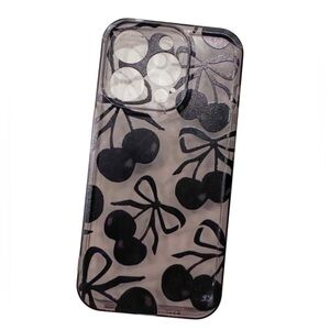 black cherries iphone 14 pro case